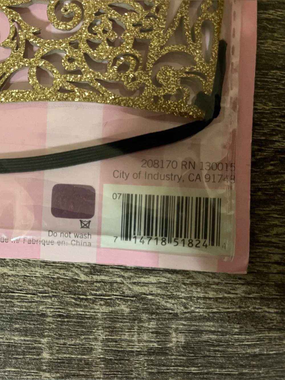 Leg Avenue Gold Glitter Royal Cut Crown